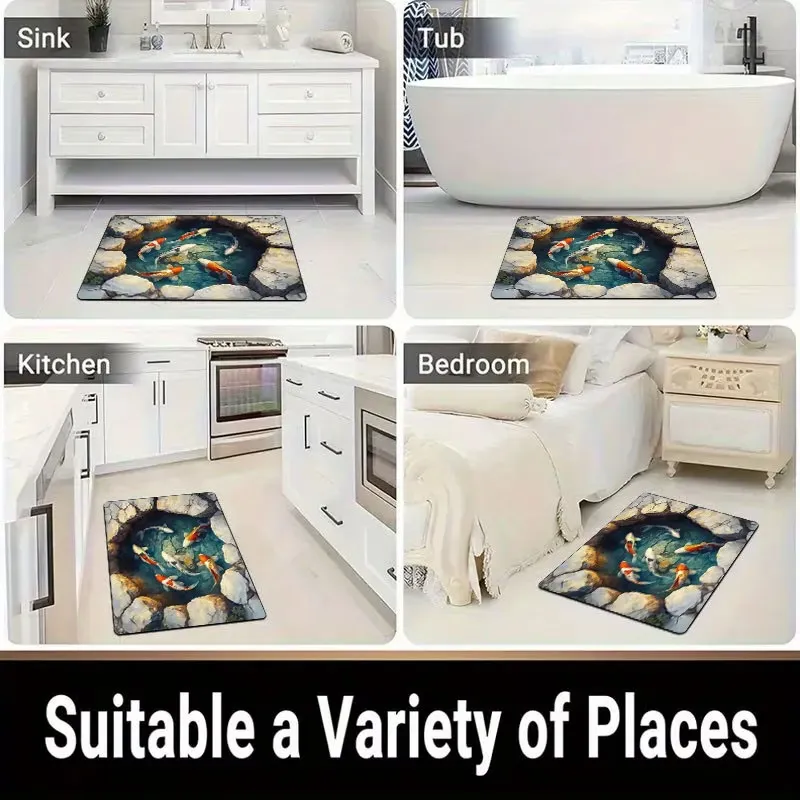 Koi Fish 3D Entry Mat