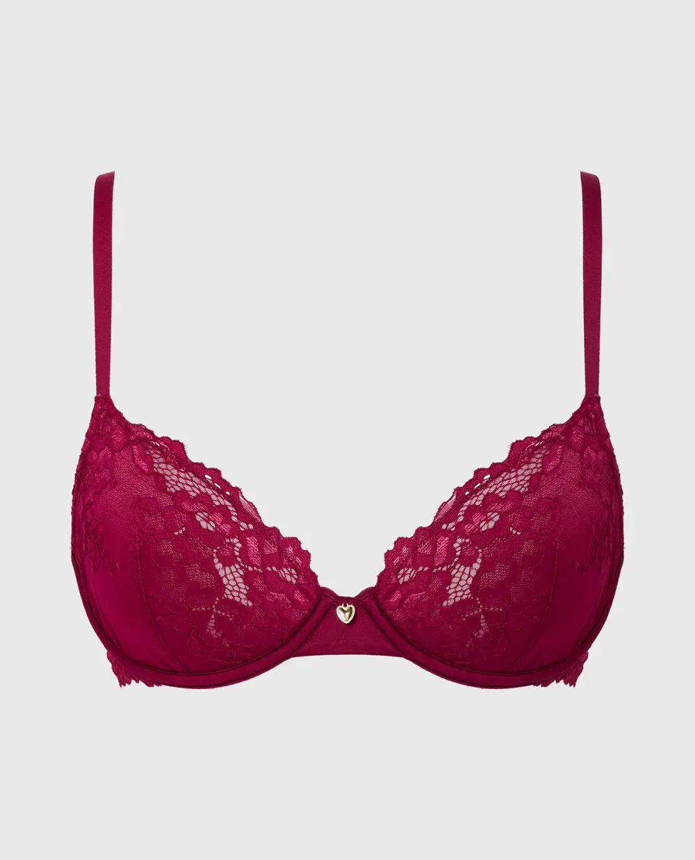 Unlined Demi Bra With Romantic Lace
