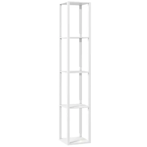 Streamlined Dimmable LED Shelf Standing Floor Lamp