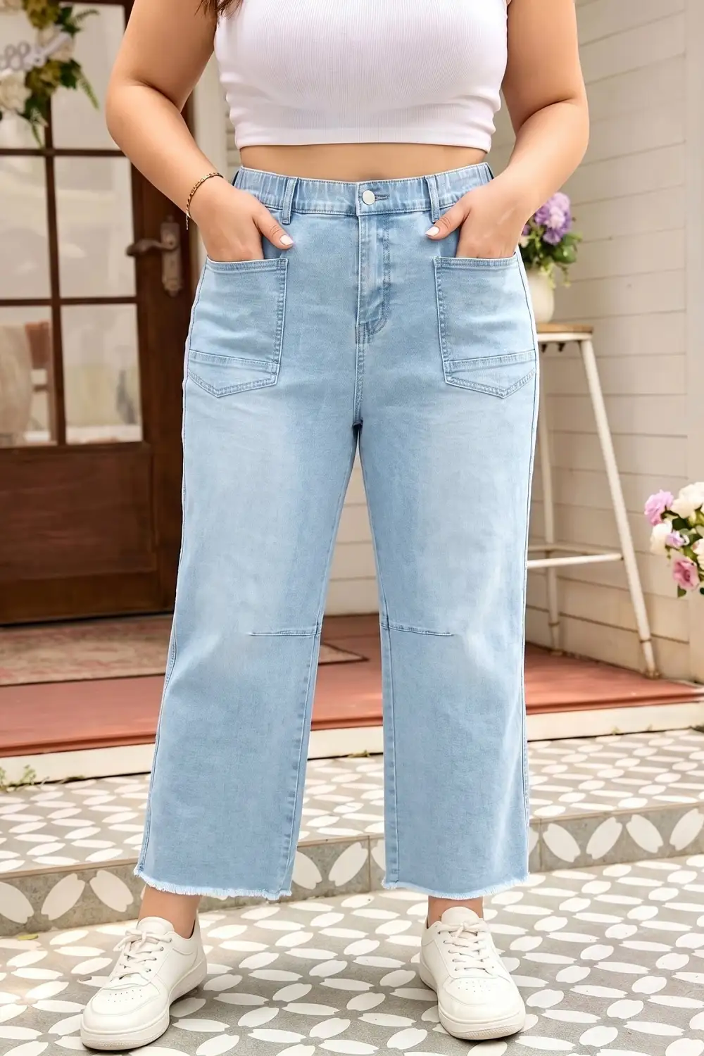 Relaxed Pocketed Jeans
