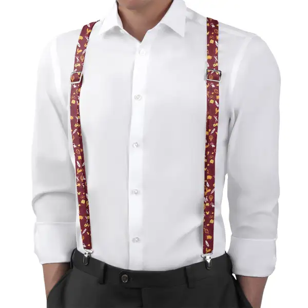 Folk Emblem Suspenders
