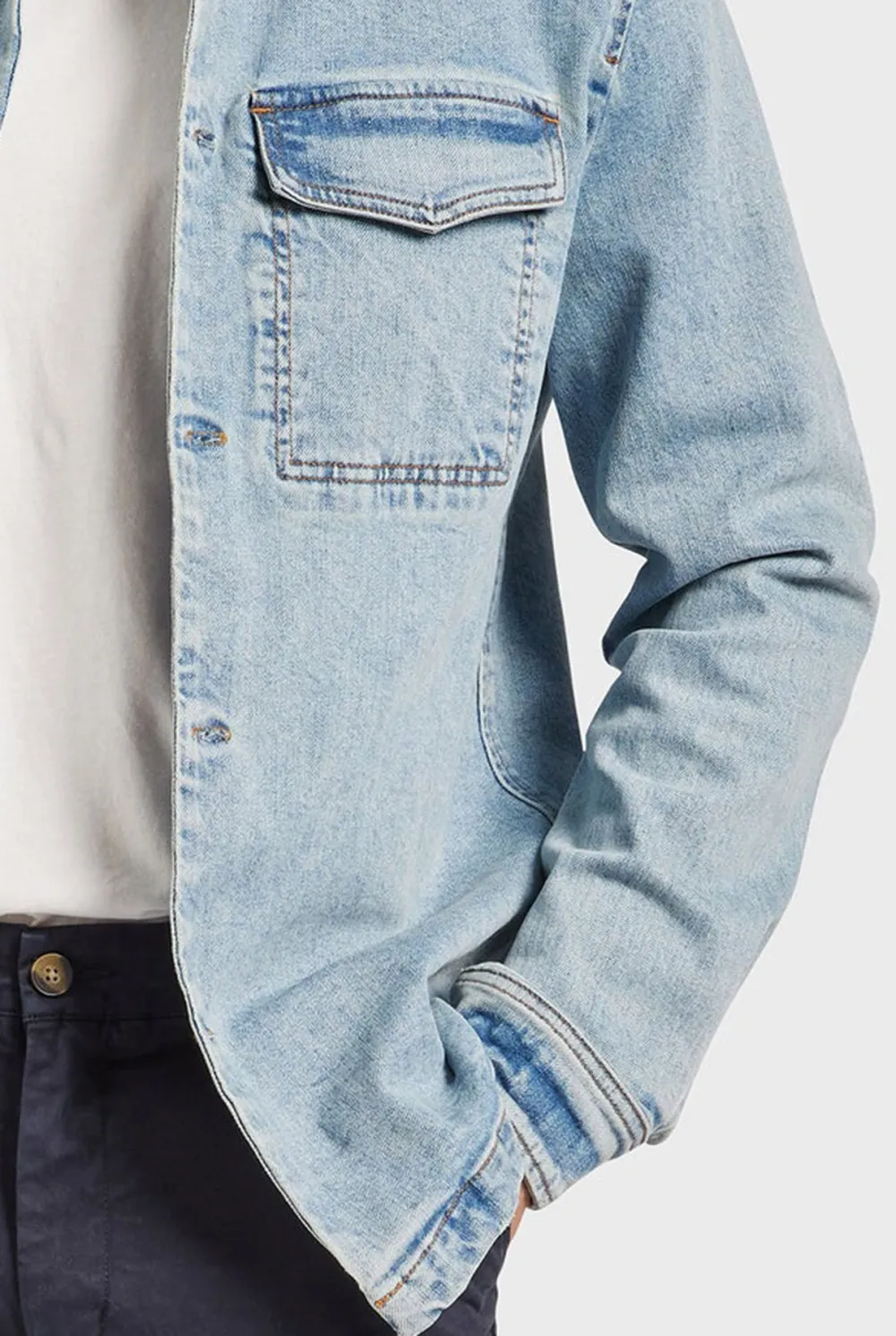 Minimalist Solid Cotton Casual Button Up Shirt