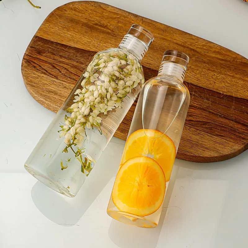 Minimal Glass Drinking Bottle