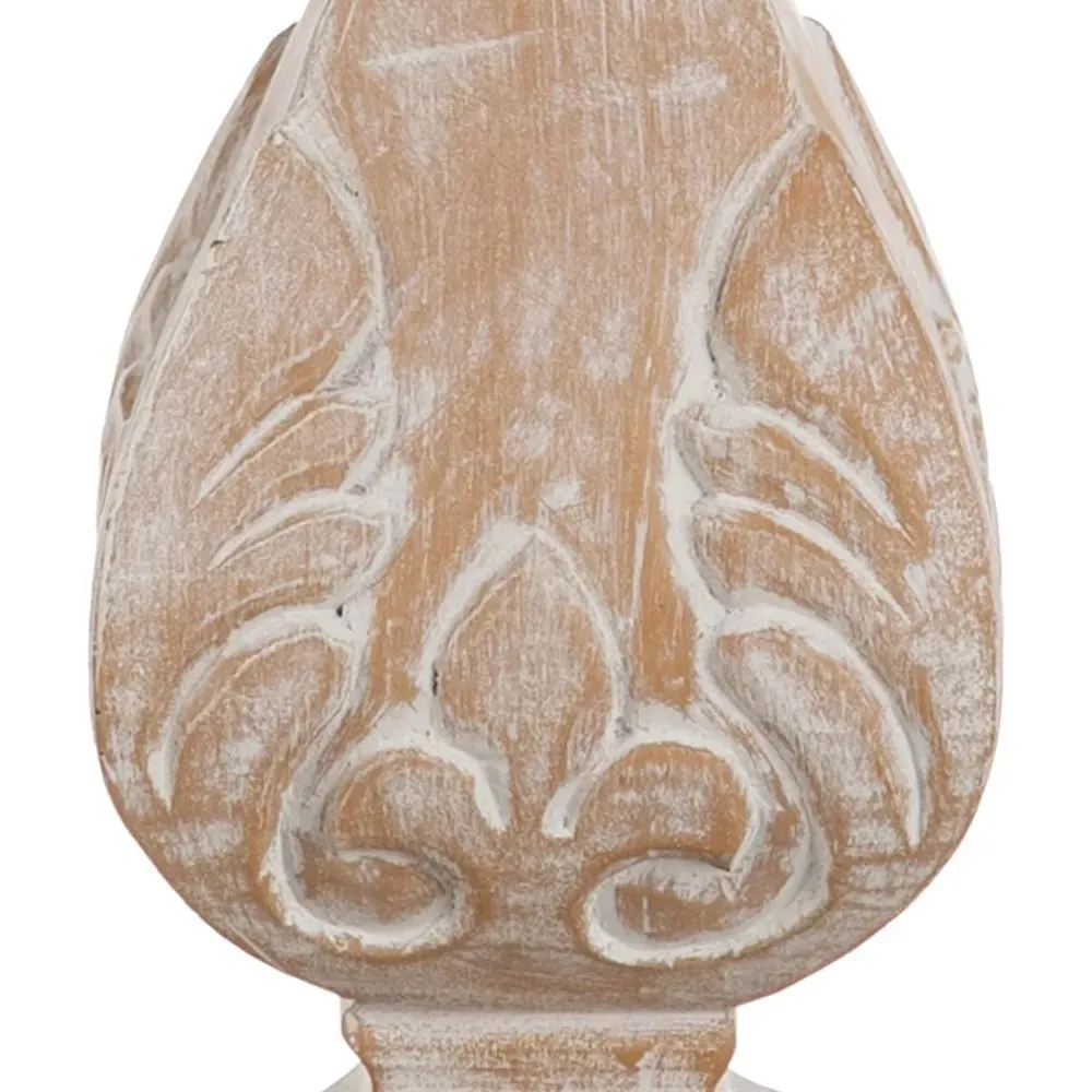 Linen Shade Resin Table Lamp