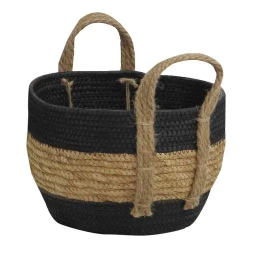 Modern Woven Rattan Laundry Basket