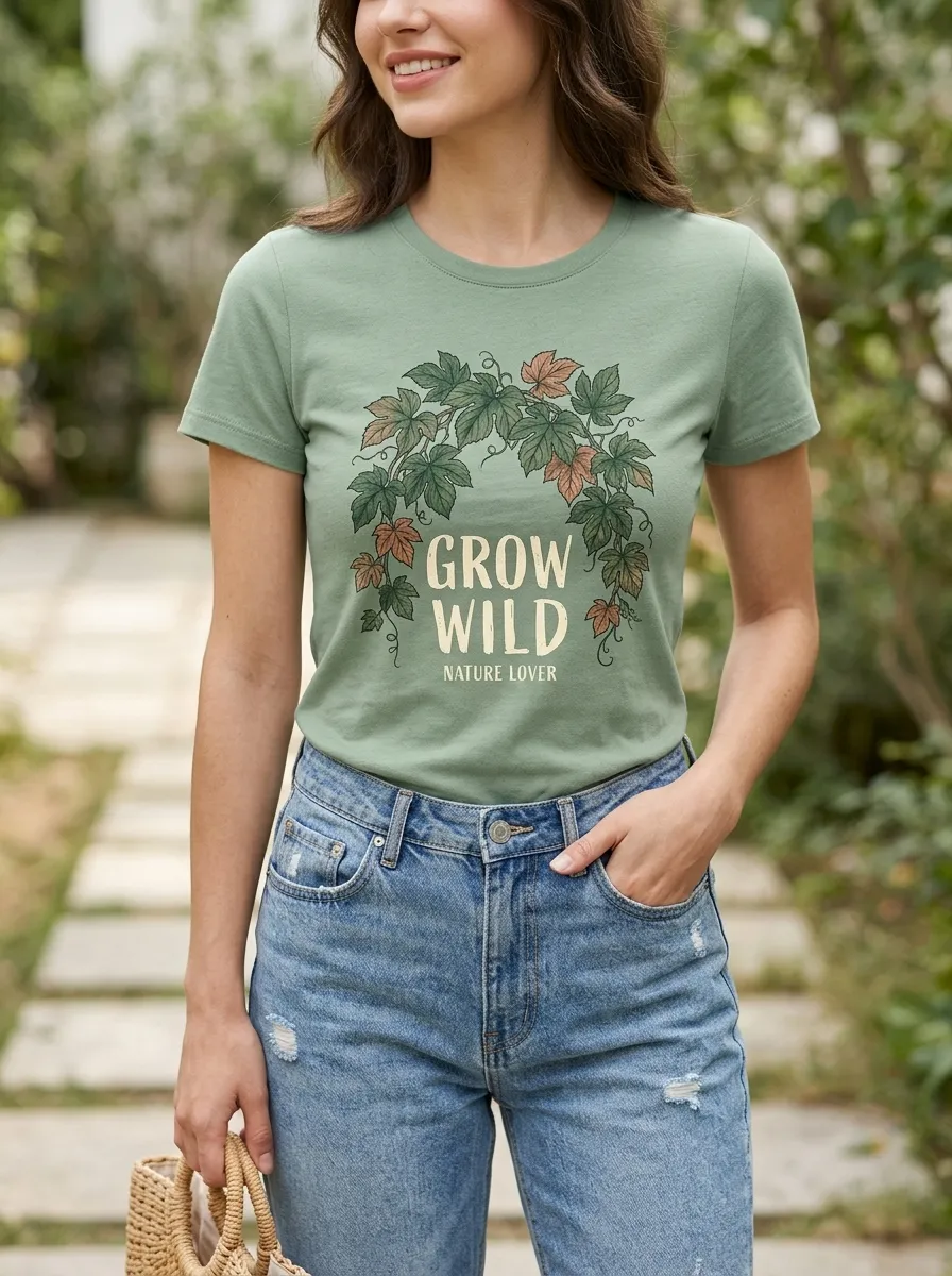 Nature Lover Grow T-Shirt Playful