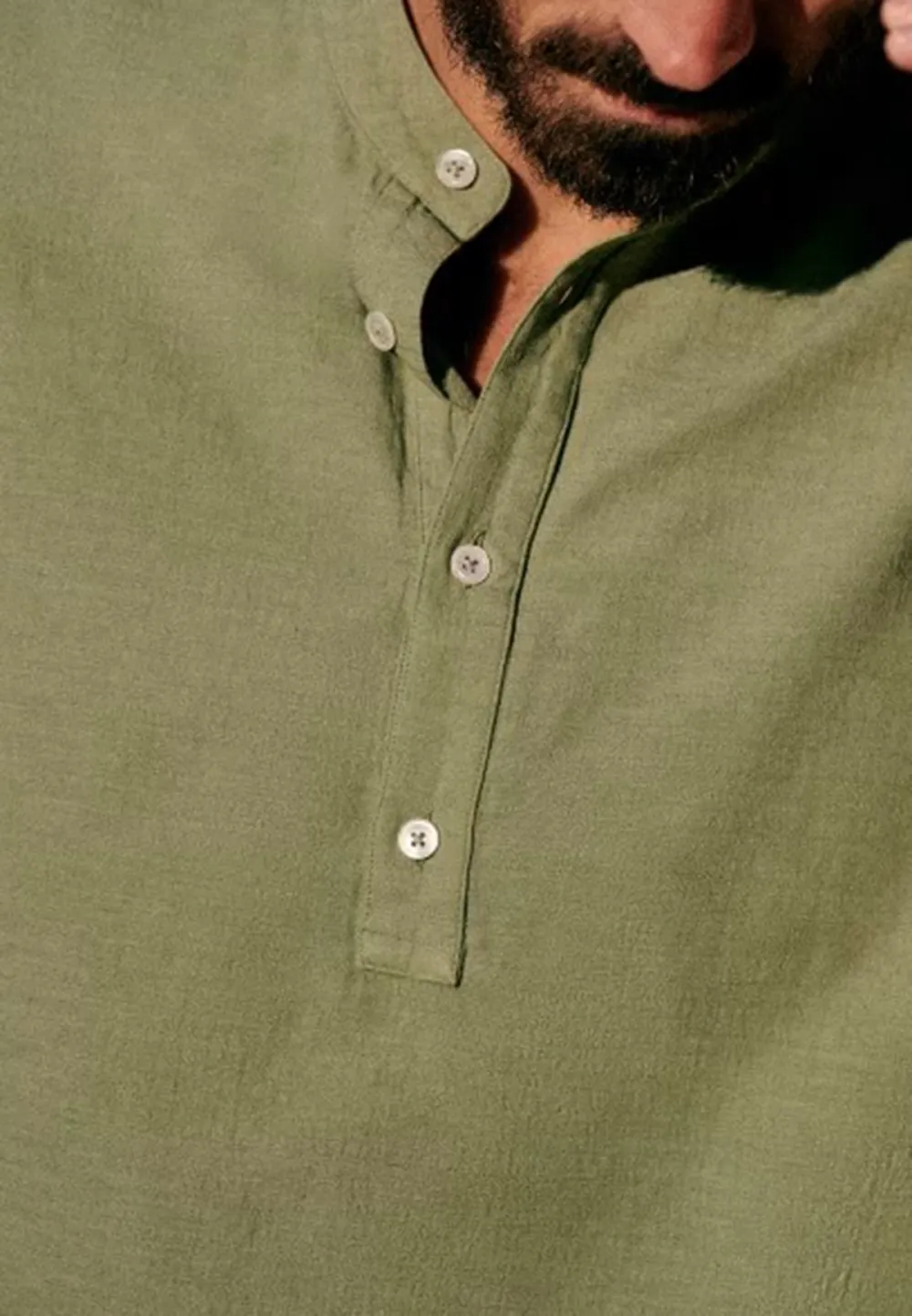 Navy Blue Cotton Linen Blend Regular Fit Shirt