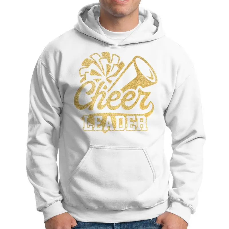 Cheer Leader Era Youth Cheerleader Cheerleading Black Gold Hoodie