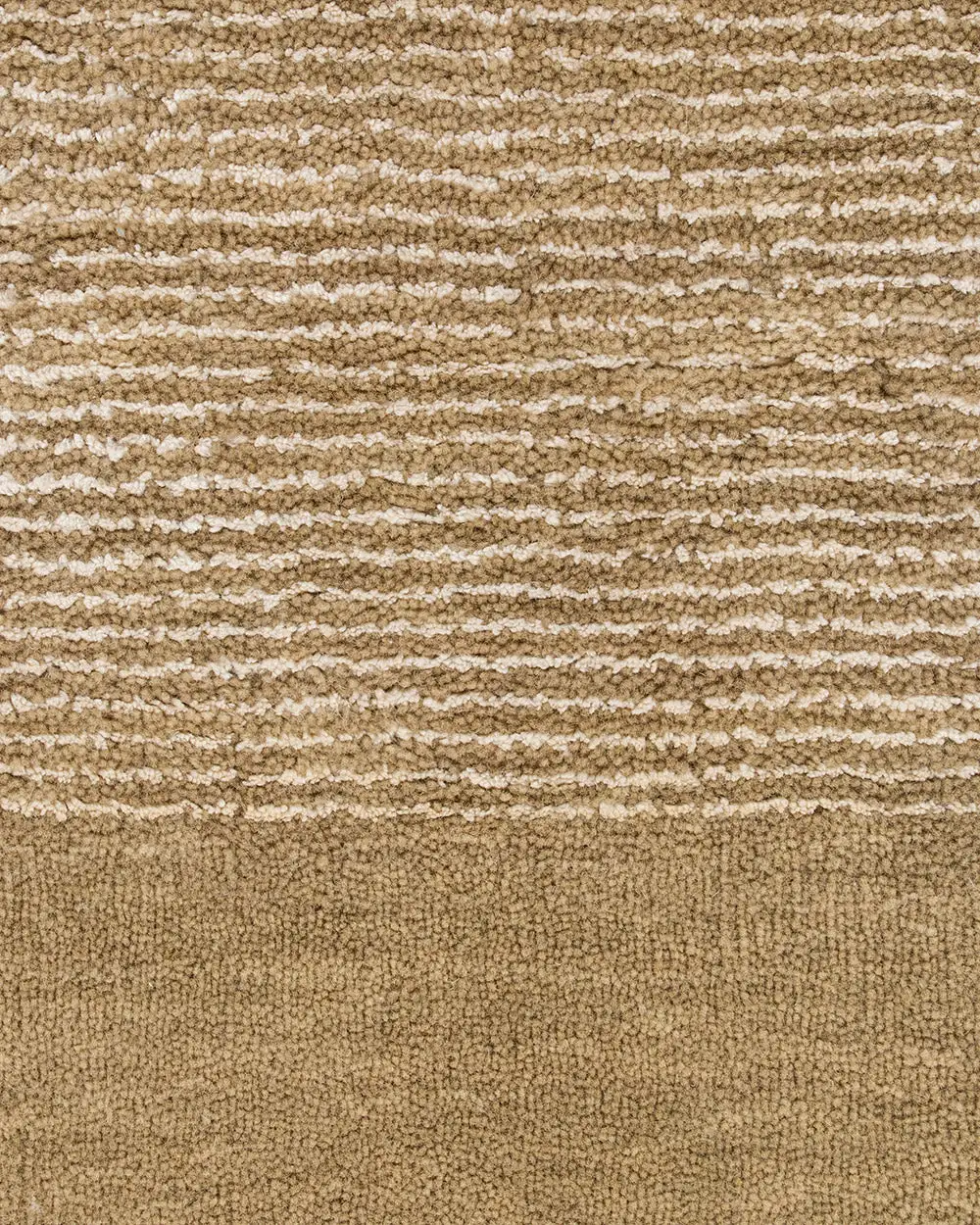 Wool Bordered Contemporary Grounded Area Rug