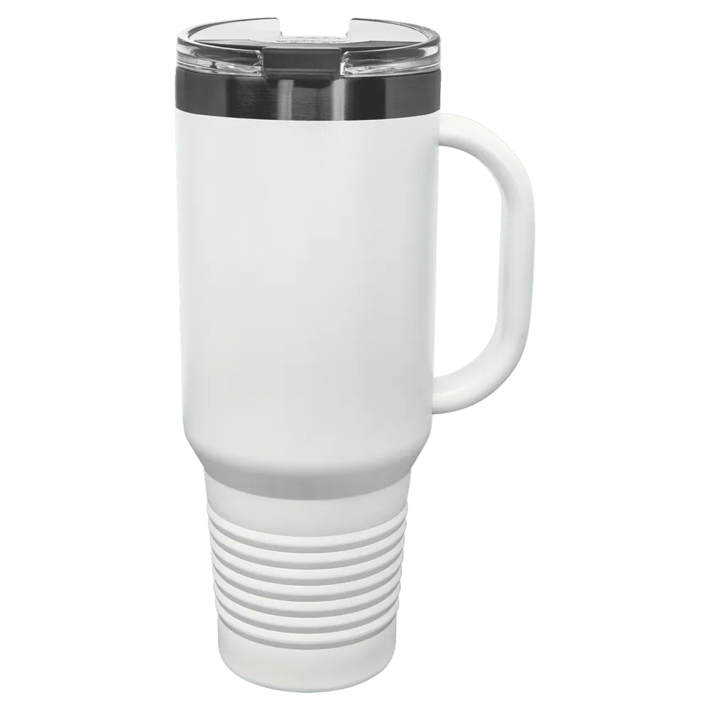 Travel Handled Straw Lid Travel Mug