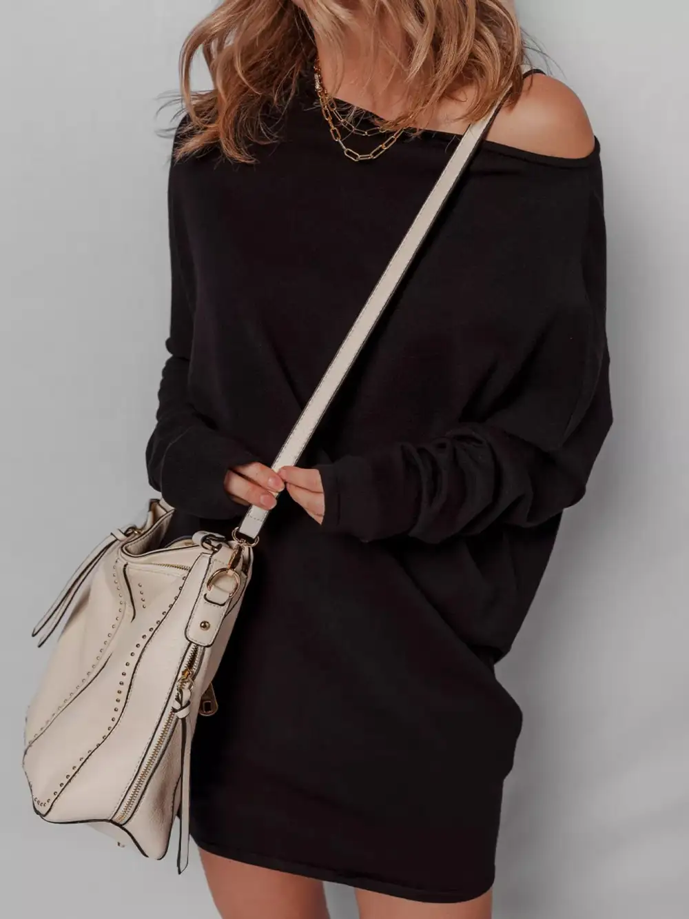 Asymmetric Mini Dress