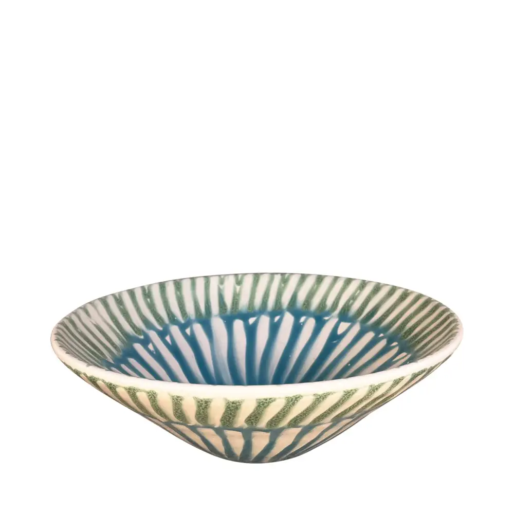 Artisan-Made Summer-Inspired Ceramic Serving Bowl