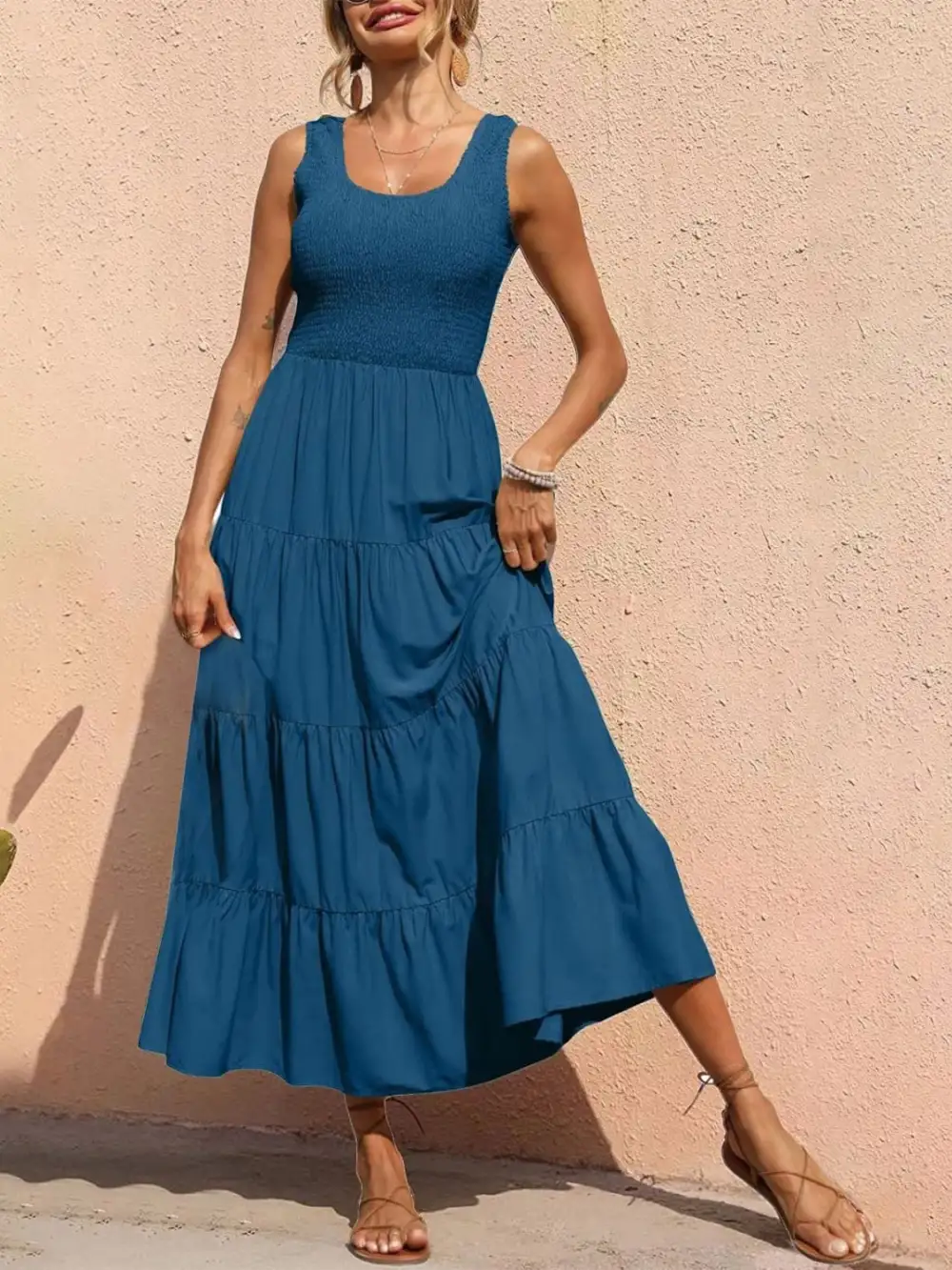 Classic Tiered Casual Dress
