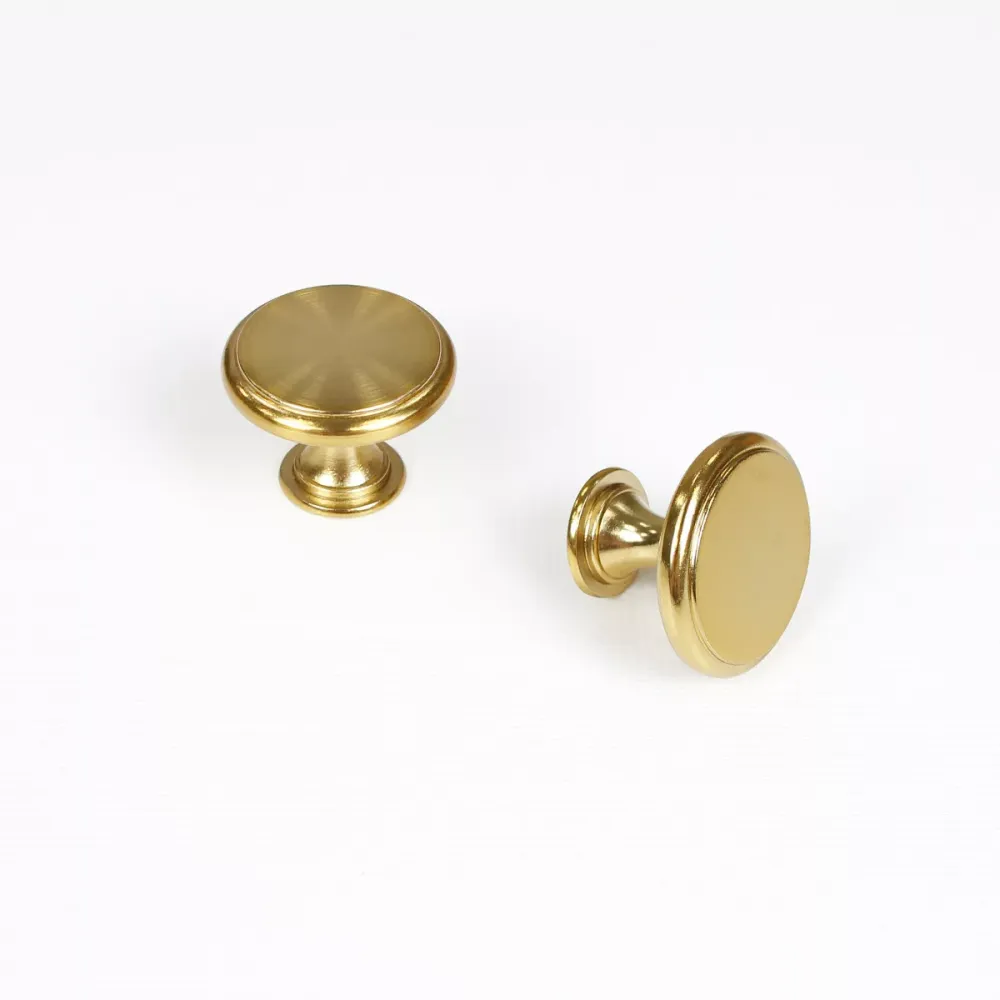 Brass 4-Piece Cabinet Knob Set