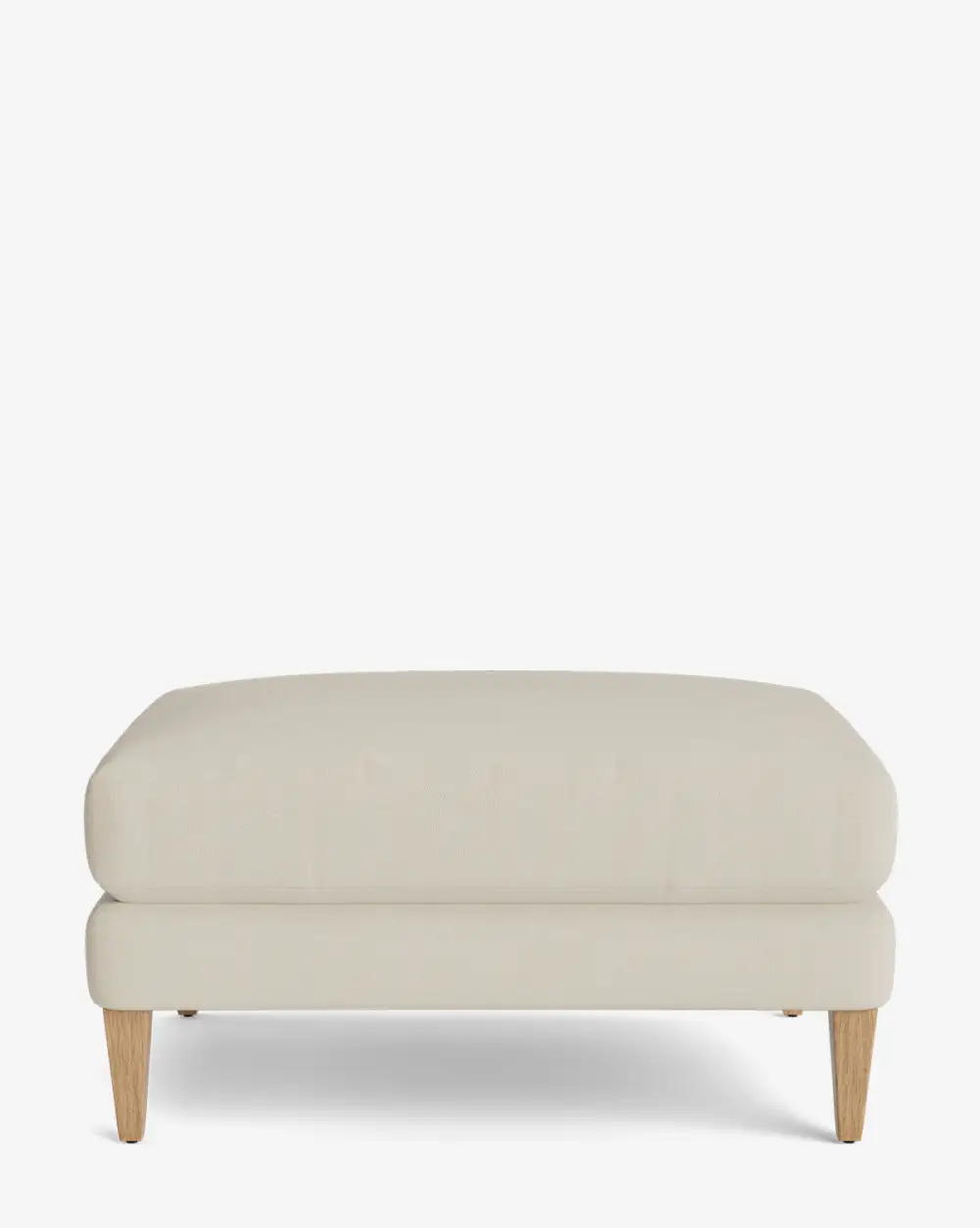 Modern Oak Ottoman