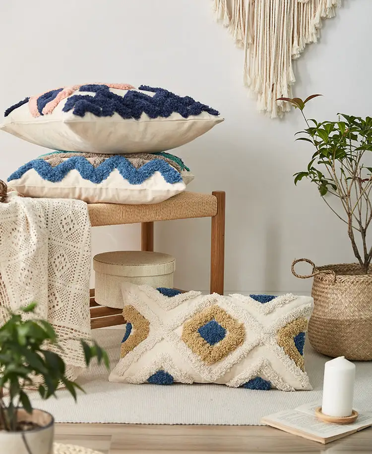 Boho Patterned Woven Decorative Throw Blanket