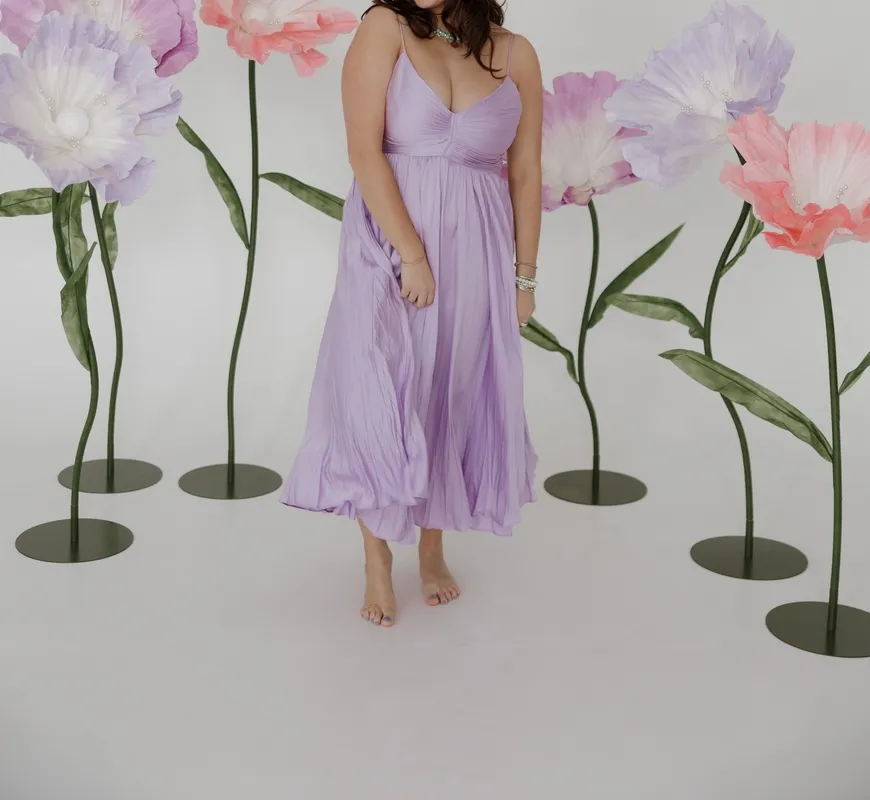 Clean Fit Lavender Dress