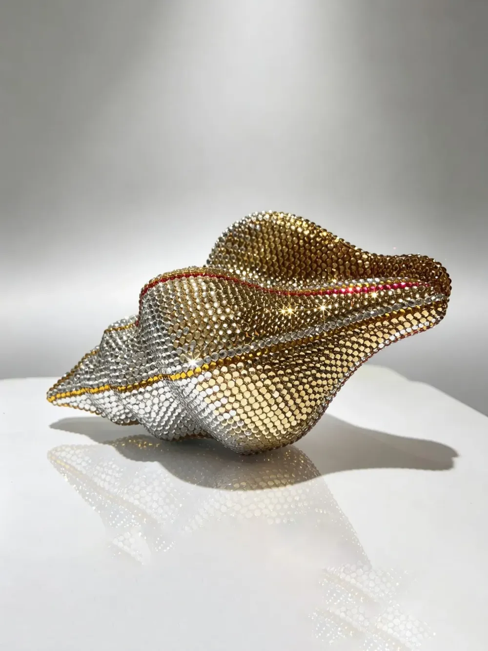 Kalina Conch-shaped Diamond Clutch