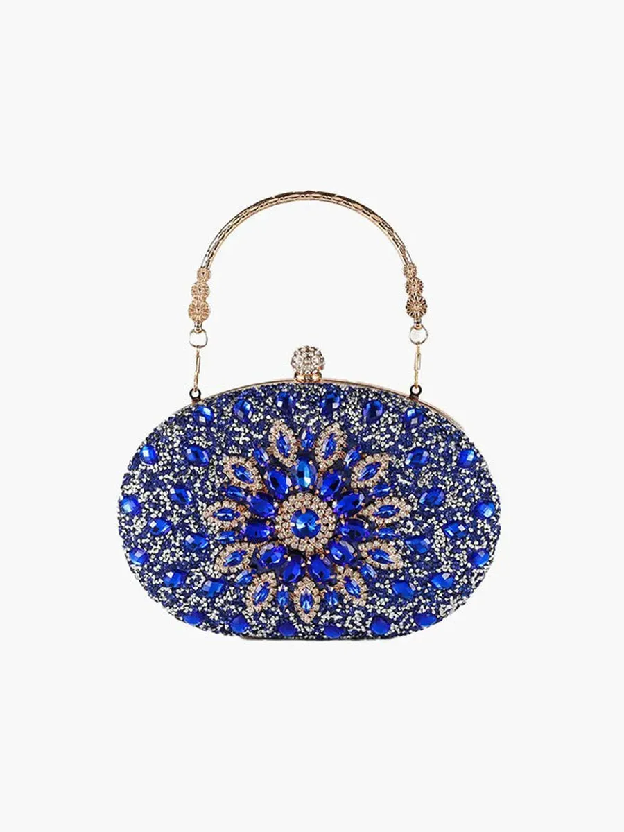 Ariella Infinity Gemstone Evening Clutch