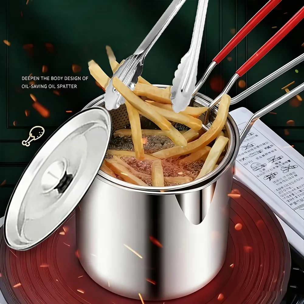 Household Stainless Steel Fryer Pot
