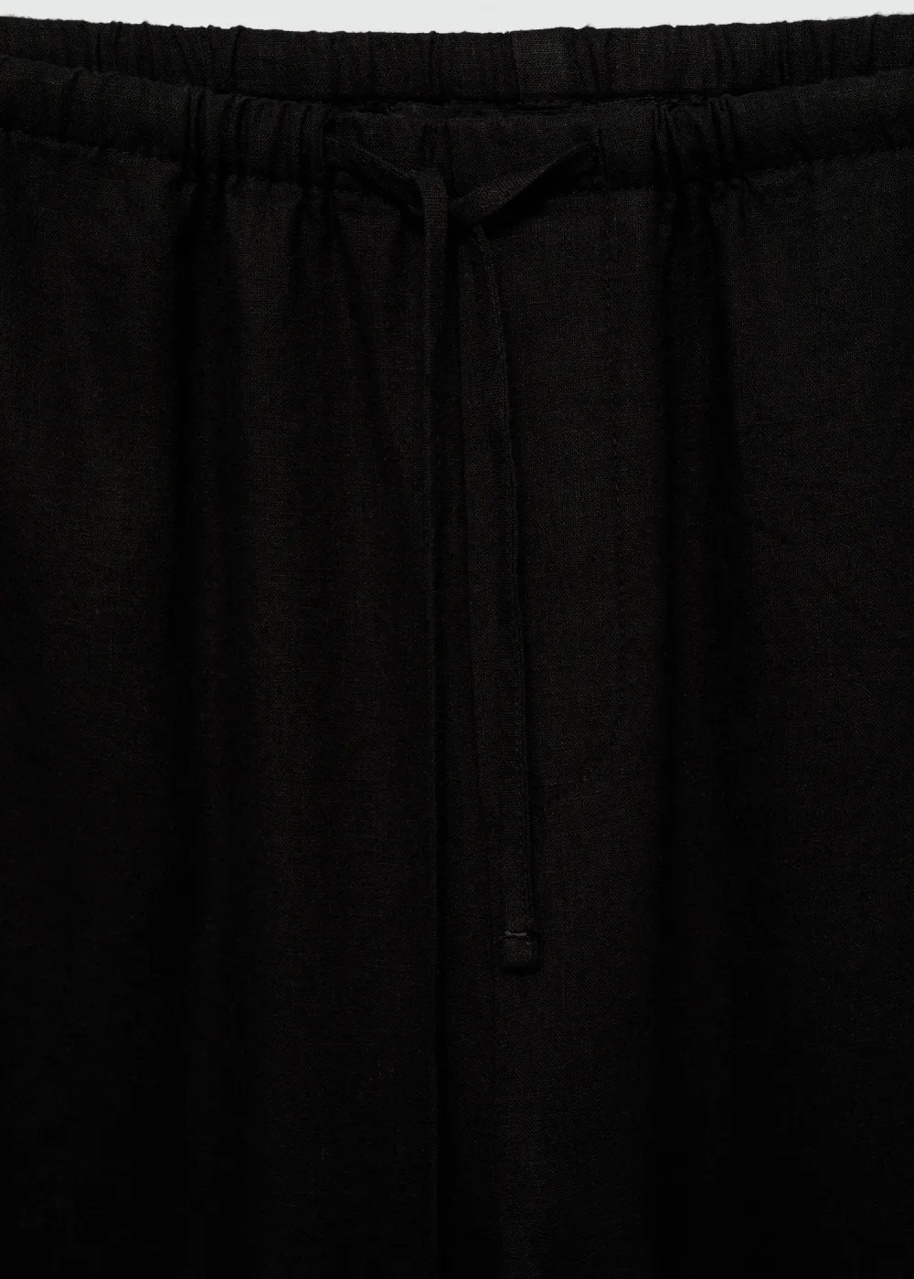 Linen Straight Pants