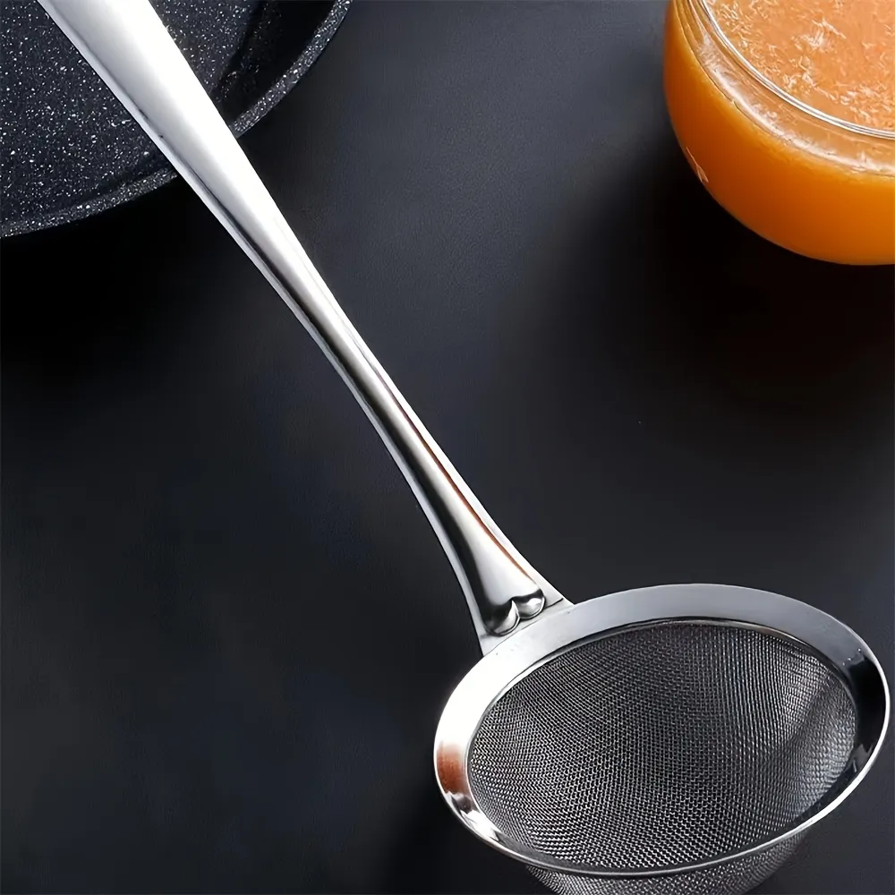 Stainless Steel Long-Handle Fine-Mesh Strainer