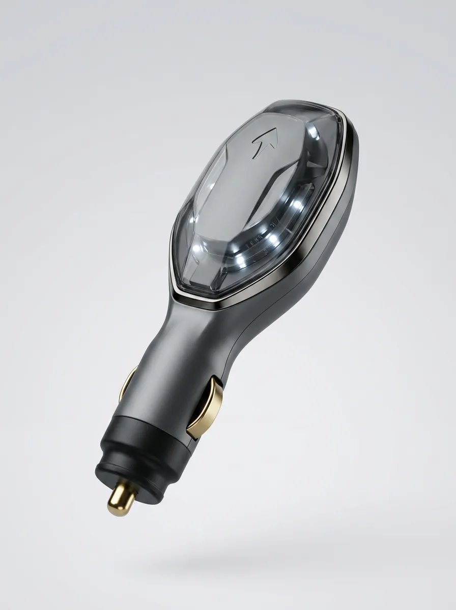 Arrow-Pattern Car Fuel Saver Power-Socket Plug-In Device
