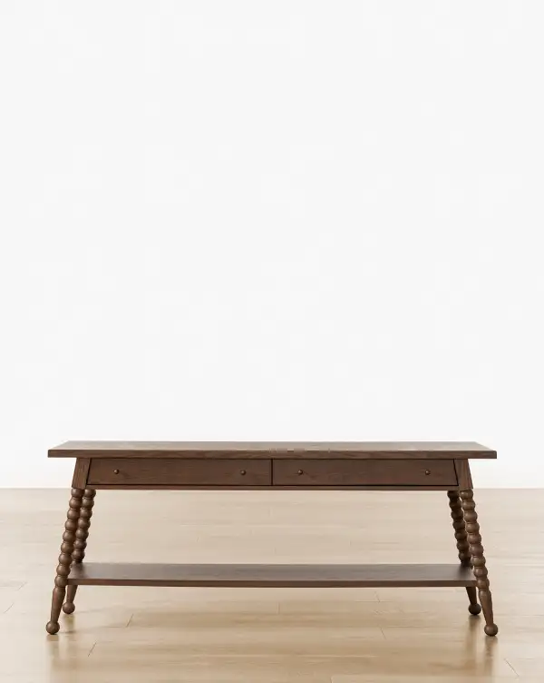 Traditional Oak Console Table