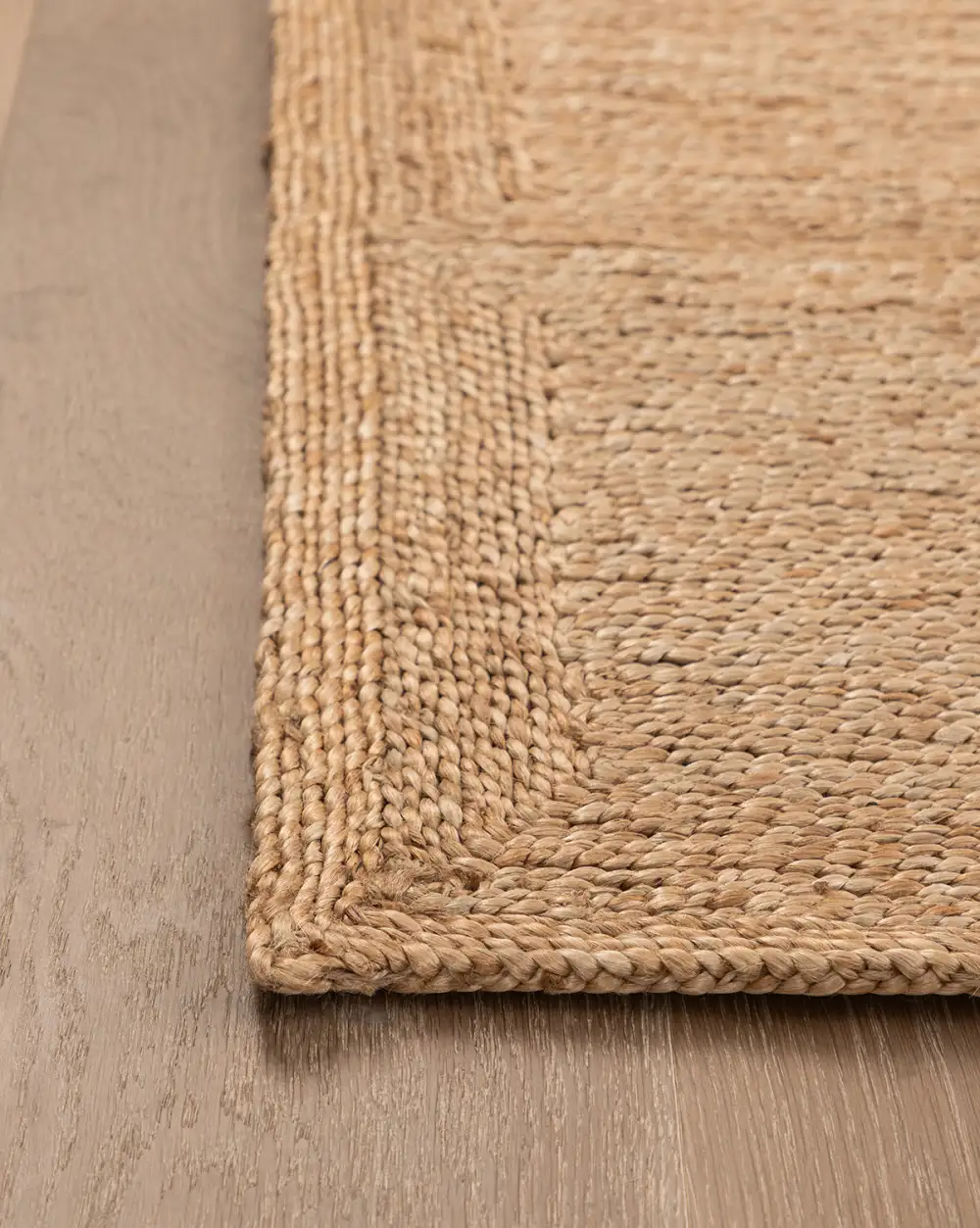 Raised-Weave Handwoven Jute Area Rug
