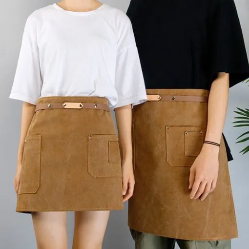 Waist Denim Canvas Cotton Strap Kitchen Work Apron