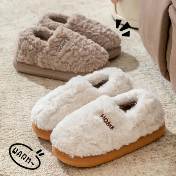 Quiet Comfort Plush Casual Slippers