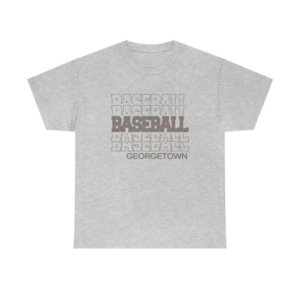Baseball Georgetown in Modern Stacked Lettering