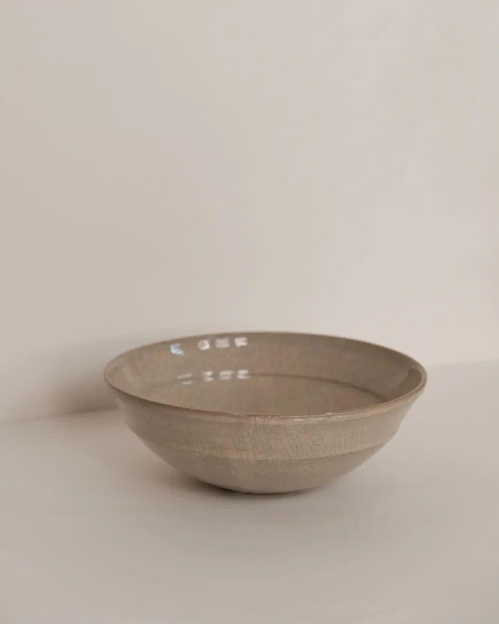 Crackled  Round Bowl