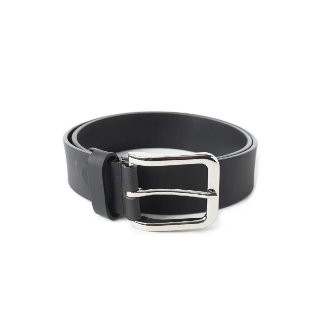 Men's Classic Matte Leather Dress Belt