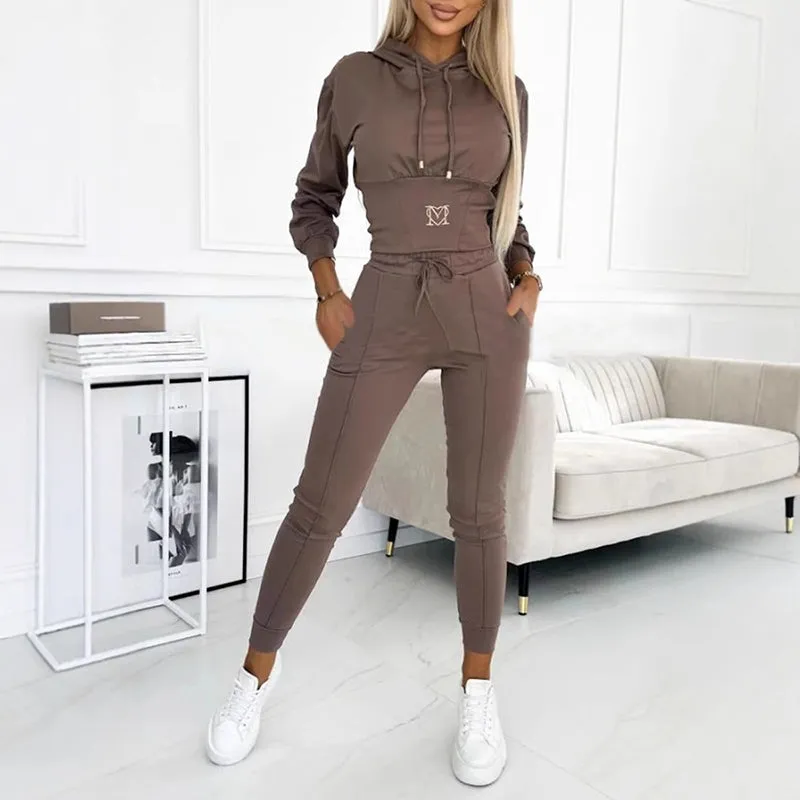 Winter Comfort Elegant Tracksuit Two-Piece Set