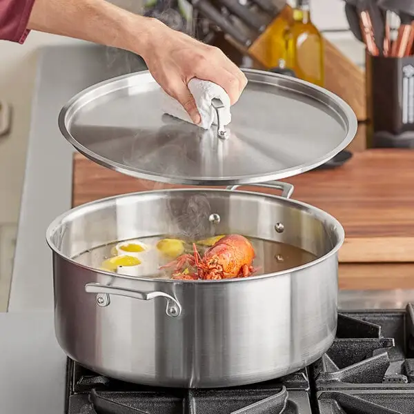 Standard Tri Ply Stainless Steel Stock Pot with Cover
