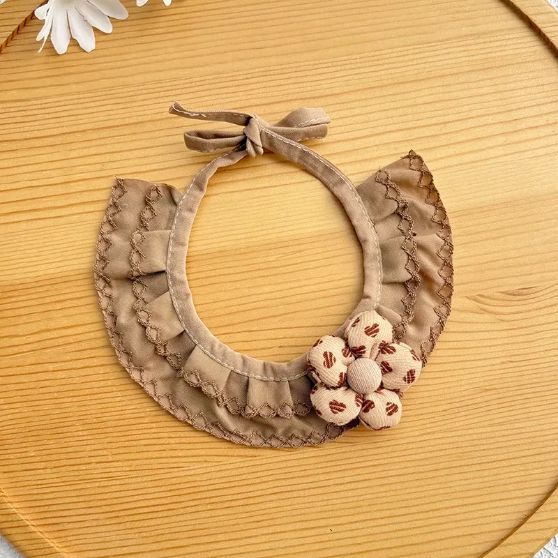 Floral Ruffled Pet Collars