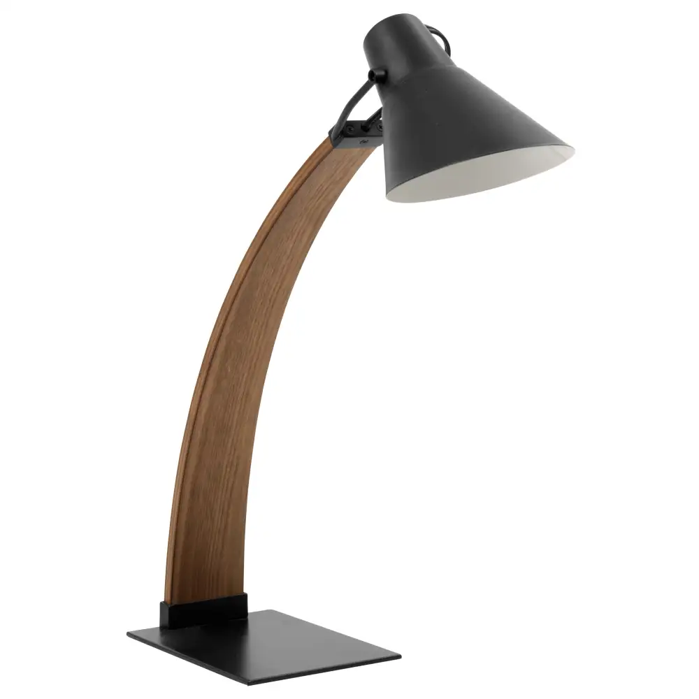 Modern Wood Metal Table Lamp