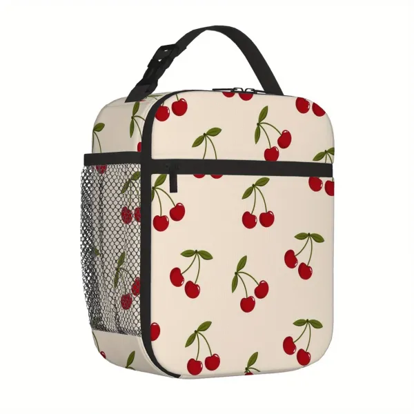Cherry Print Lunch Bag