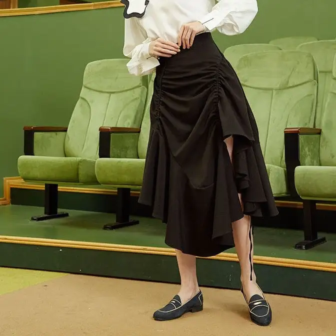 Structured Workday Everyday Casual Polyester Skirt