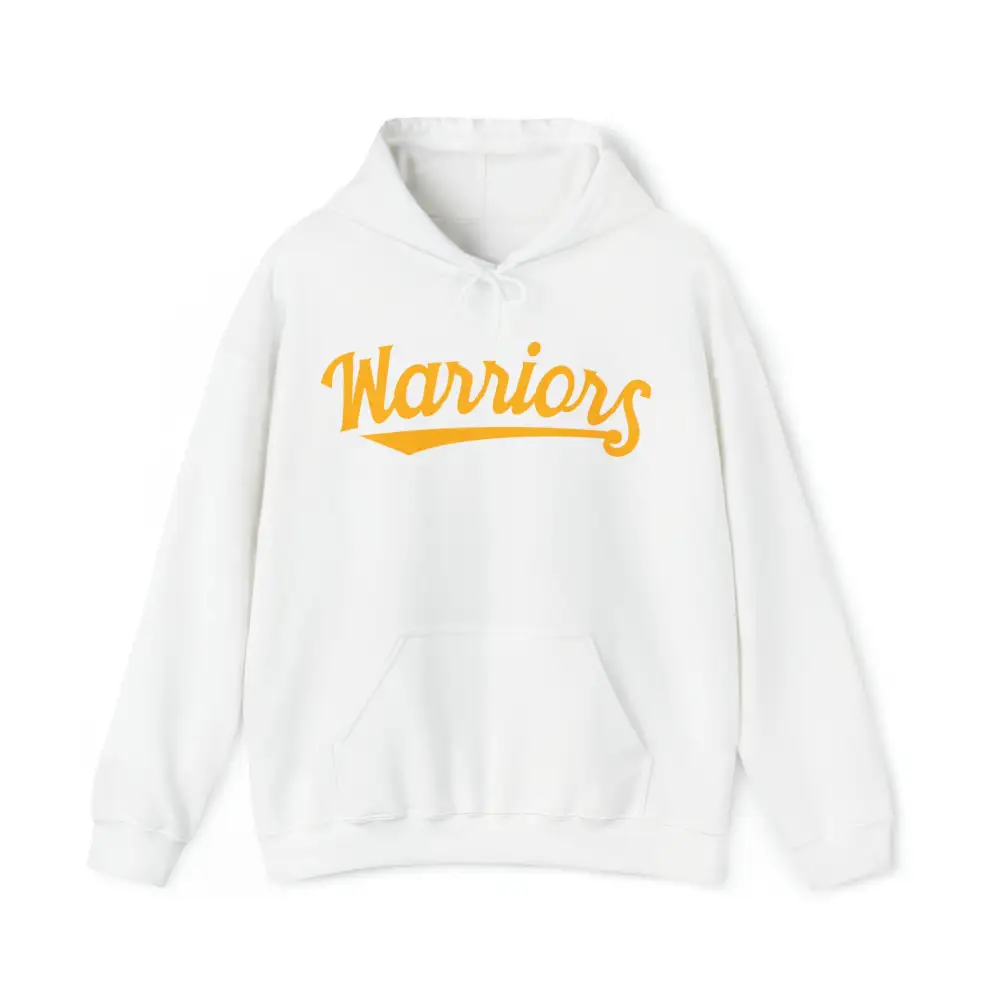 Script Blue Accent Gold Accent Team Graphic Pullover Hoodie