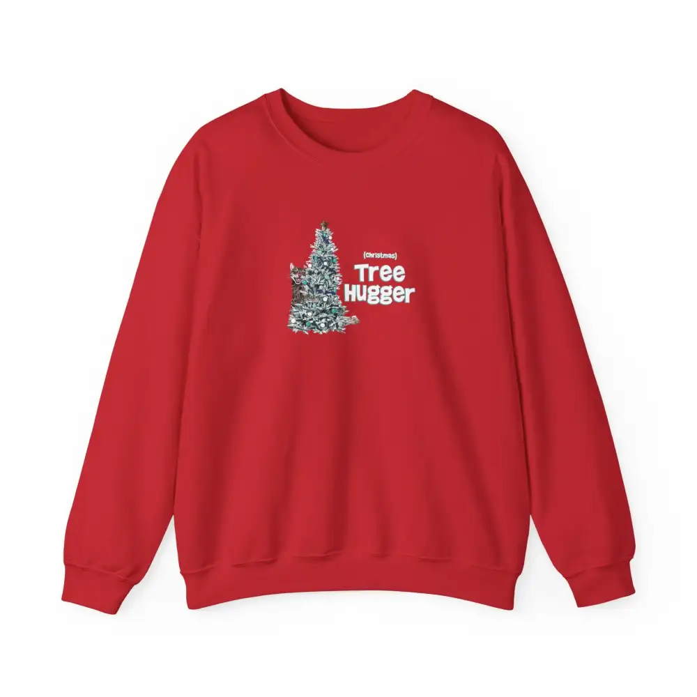 Tree Hugger Cat Crewneck Sweatshirt