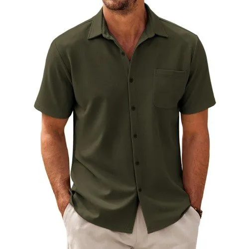 Cotton Relaxed Button Shirt