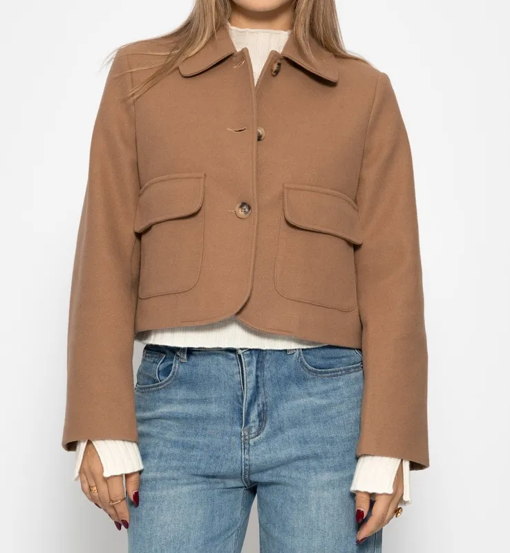Camel Pocket Everyday Jacket