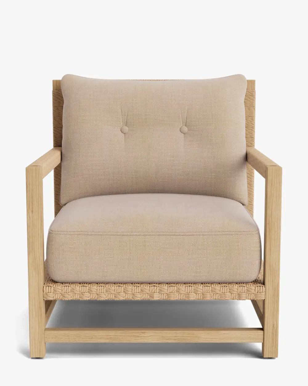 Organic Teak Outdoor Lounge Chair