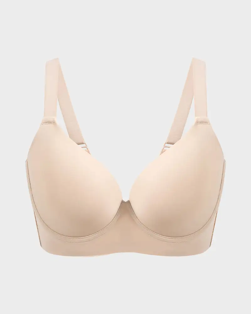Back Smoothing Push-Up Plunge Bra
