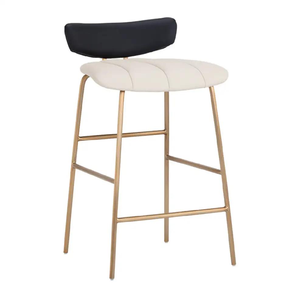 Contemporary Leather Counter Stool