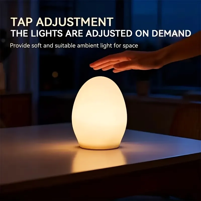 Minimalist Egg-Shaped Night Light