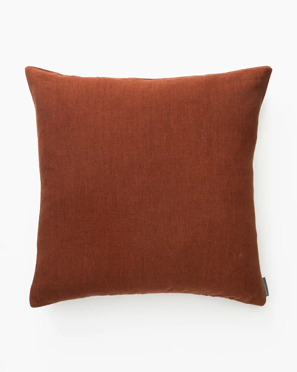 Solid-Textured Handwoven Linen Pillow Cover