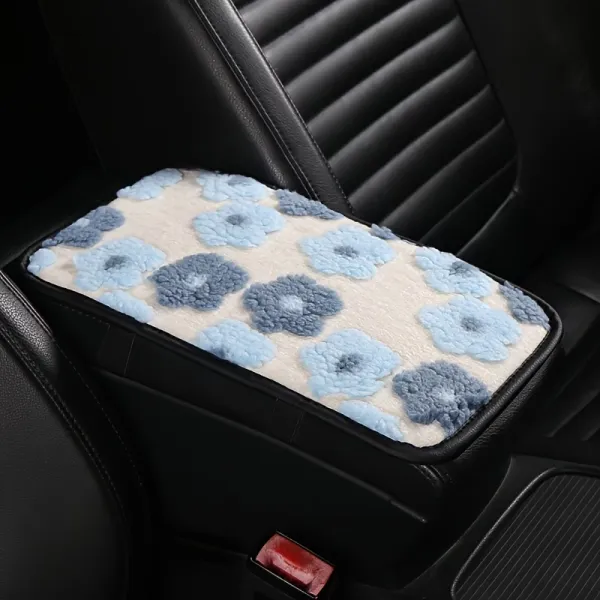 Plush Car Armrest Cover